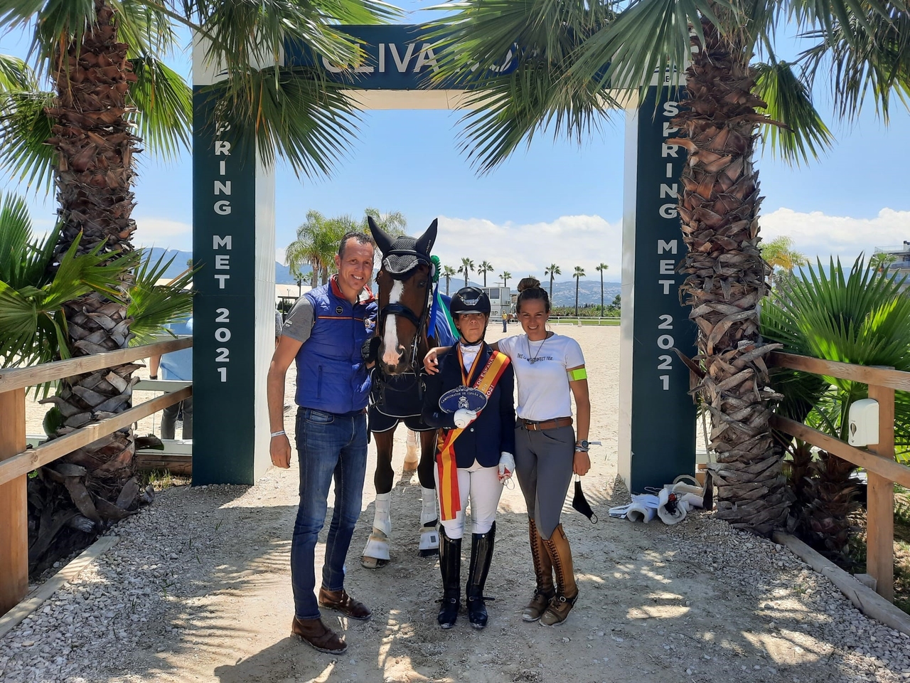 Natalia Quintana Plagaro Campeona de Espa&ntilde;a de Doma Adaptada 2021